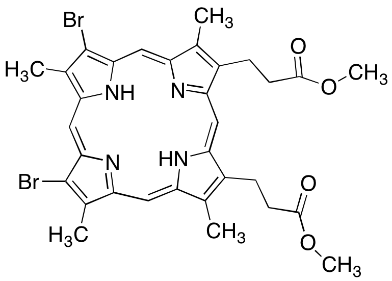 2,4-Dibromo Deuteroporphyrin IX Dimethyl EsterͼƬ