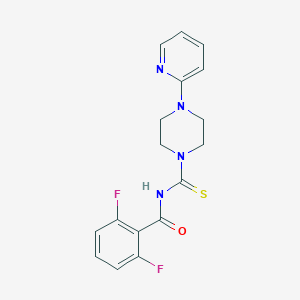 (2,6-Difluorophenyl)-N-((4-(2-pyridyl)piperazinyl)thioxomethyl)formamideͼƬ