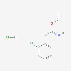 ethyl 2-(2-chlorophenyl)ethanecarboximidate hydrochlorideͼƬ