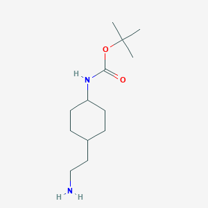 2-[trans-4-(tert-Butoxycarbonylamino)cyclohexyl]ethylamineͼƬ