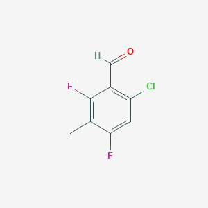 6-Chloro-2,4-difluoro-3-methylbenzaldehydeͼƬ