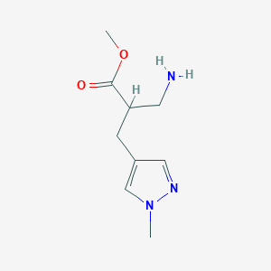 methyl 3-amino-2-[(1-methyl-1H-pyrazol-4-yl)methyl]propanoateͼƬ