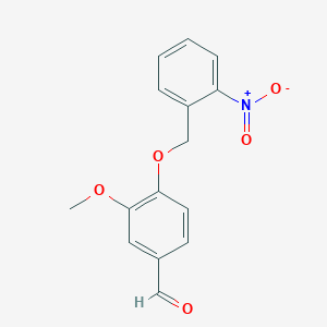 3-methoxy-4-[(2-nitrobenzyl)oxy]benzaldehydeͼƬ