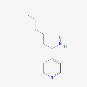 1-(pyridin-4-yl)hexan-1-amineͼƬ