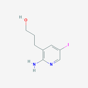 3-(2-Amino-5-iodopyridin-3-yl)propan-1-olͼƬ