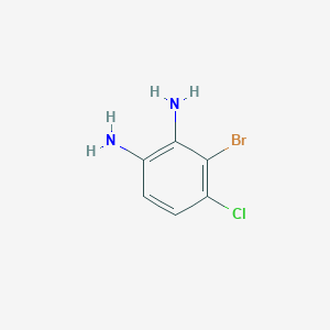 3-Bromo-4-chlorobenzene-1,2-diamineͼƬ