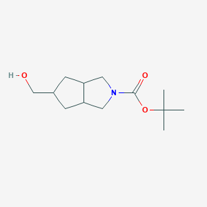 5-Hydroxymethyl-2-Boc-hexahydrocyclopenta[c]pyrroleͼƬ