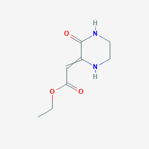 ethyl(2E)-(3-oxopiperazin-2-ylidene)acetateͼƬ