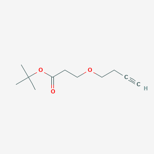 Alkyne-ethyl-PEG1-t-Butyl esterͼƬ