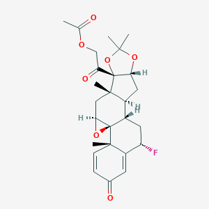 (6,9,11,16)-21-(Acetyloxy)-9,11-epoxy-6-fluoro-16,17-[(1-methylethylidene)bis(oxy)]pregna-1,4-diene-3,20-dioneͼƬ