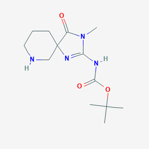 (Z)-TERT-BUTYL(3-METHYL-4-OXO-1,3,7-TRIAZASPIRO[4,5]DECAN-2-YLIDENE)CARBAMATEͼƬ