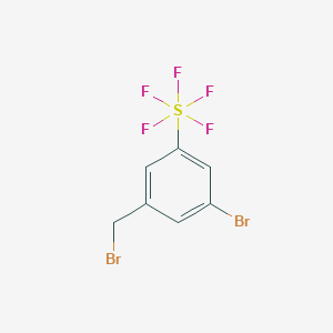 3-Bromo-5-(pentafluorosulfur)benzyl bromideͼƬ