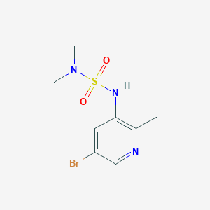 N'-(5-Bromo-2-methylpyridin-3-yl)-N,N-dimethylsulfuric diamideͼƬ