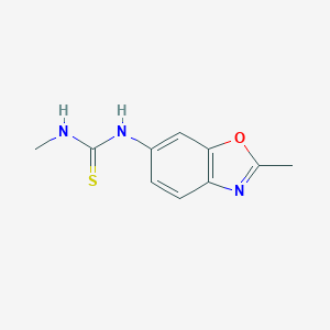 N-methyl-N'-(2-methyl-1,3-benzoxazol-6-yl)thioureaͼƬ