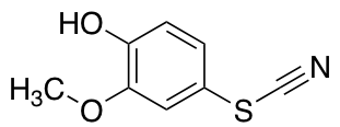 4-hydroxy-3-methoxyphenyl thiocyanateͼƬ