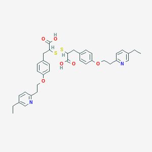 -Thio-4-[2-(5-ethyl-2-pyridinyl)ethoxy]benzenepropanoic Acid DisulfideͼƬ