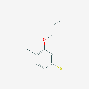 3-n-Butoxy-4-methylphenyl methyl sulfideͼƬ