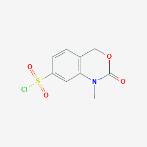 1-Methyl-2-oxo-1,4-dihydro-2H-benzo[d][1,3]oxazine-7-sulfonyl chlorideͼƬ