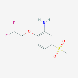 2-(2,2-difluoroethoxy)-5-methanesulfonylanilineͼƬ