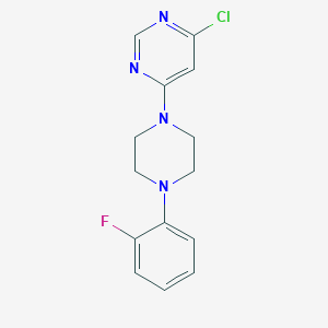 4-chloro-6-[4-(2-fluorophenyl)piperazin-1-yl]pyrimidineͼƬ