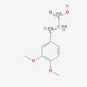 3,4-Dimethoxy[7,8,9,-13C3]-cinnamic Acid图片