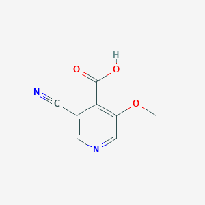 3-Cyano-5-methoxyisonicotinic acidͼƬ