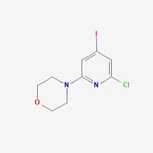 4-(6-Chloro-4-iodopyridin-2-yl)-morpholineͼƬ