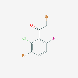 3-Bromo-2-chloro-6-fluorophenacyl bromideͼƬ