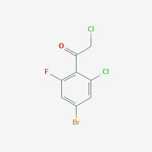 4'-Bromo-2'-chloro-6'-fluorophenacyl chlorideͼƬ