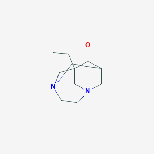 1-ethyl-3,6-diazatricyclo[4,3,1,1~3,8~]undecan-9-oneͼƬ