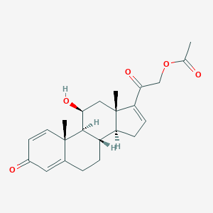 21-Acetoxy-11-hydroxypregna-1,4,16-triene-3,20-dioneͼƬ