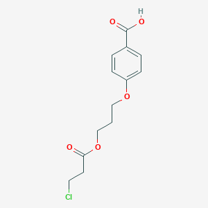 4-(3-((3-Chloropropanoyl)oxy)propoxy)benzoic acidͼƬ