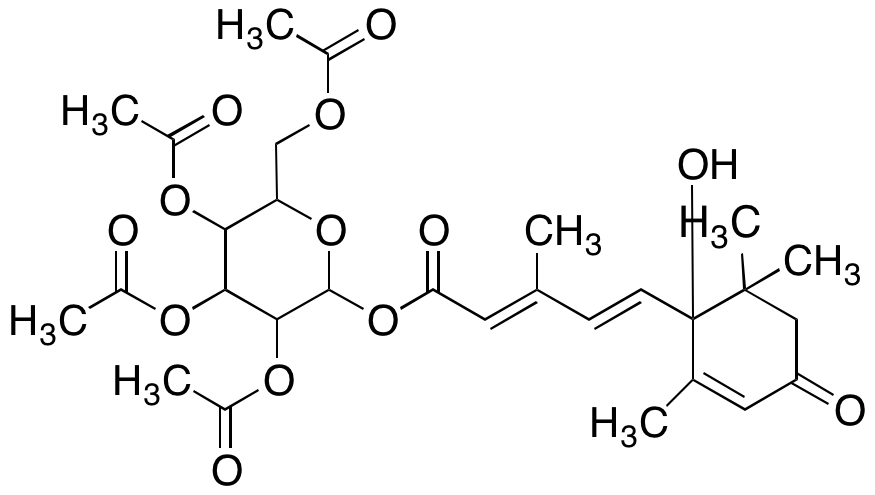 ()-cis,trans-Abscisic Acid-?-D-glucopyranosyl Ester TetraacetateͼƬ