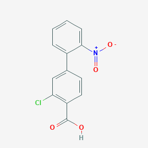 2-Chloro-4-(2-nitrophenyl)benzoic acidͼƬ