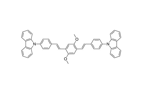 9,9'-(((1E,1'E)-(2,5-dimethoxy-1,4-phenylene)bis(ethene-2,1-diyl))bis(4,1-phenylene))bis(9H-carbazole)ͼƬ