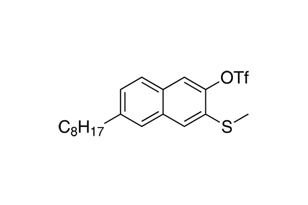 3-(Methylthio)-6-octylnaphthalen-2-yl trifluoromethanesulfonateͼƬ