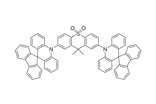 9,9-dimethyl-2,7-di(10H-spiro[acridine-9,9'-fluoren]-10-yl)-9H-thioxanthene 10,10-dioxideͼƬ