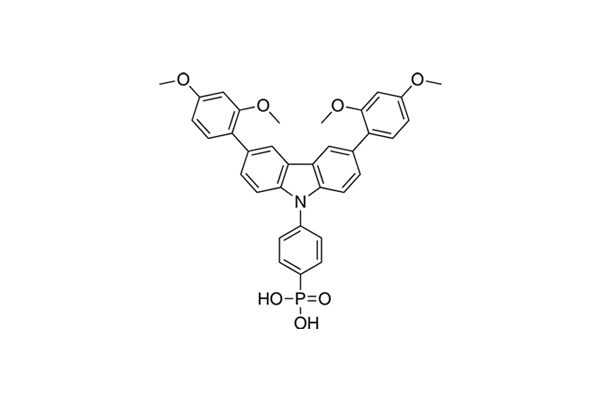 (4-(3,6-Bis(2,4-dimethoxyphenyl)-9H-carbazol-9-yl)phenyl)phosphonic acidͼƬ