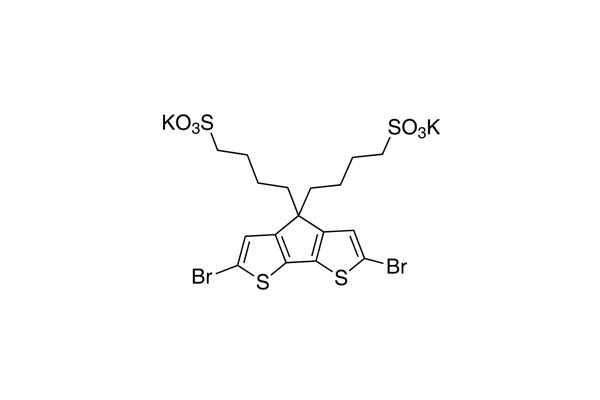 potassium 4,4'-(2,6-dibromo-4H-cyclopenta[1,2-b:5,4-b'] dithiophene-4,4-diyl)bis(butane-1-sulfonate)ͼƬ