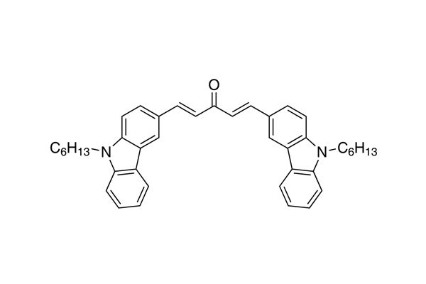 1,5-bis(9-hexyl-9H-carbazol-3-yl)-1,4-pentadien-3-oneͼƬ