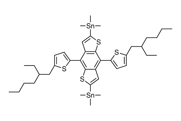 2,6-Bis(trimethyltin)-4,8-bis(5-(2-ethylhexyl)thiophen-2-yl)benzo[1,2-b :4,5-b' ]dithiopheneͼƬ