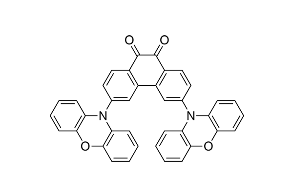 3,6-Di(10H-phenoxazin-10-yl)phenanthrene-9,10-dioneͼƬ