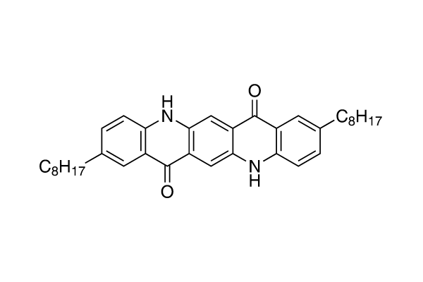 2,9-Dioctylquinolino[2,3-b]acridine-7,14(5H,12H)-dioneͼƬ