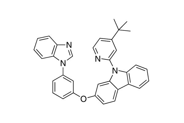 2-(3-(1H-Benzo[d]imidazol-1-yl)phenoxy)-9-(4-(tert-butyl)pyridin-2-yl)-9H-carbazoleͼƬ