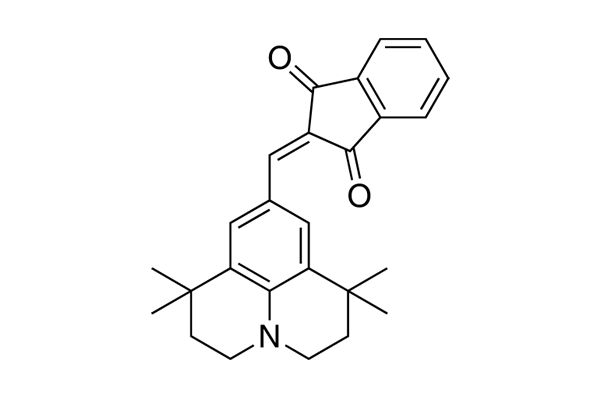 2-((1,1,7,7-tetramethyl-1,2,3,5,6,7-hexahydropyrido[3,2,1-ij]quinolin-9-yl)methylene)-1H-indene-1,3(2H)-dioneͼƬ