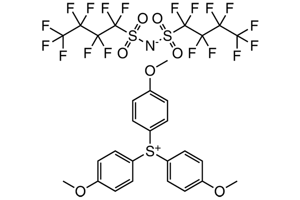 tris(4-methoxyphenyl)sulfonium bis((perfluorobutyl)sulfonyl)amideͼƬ