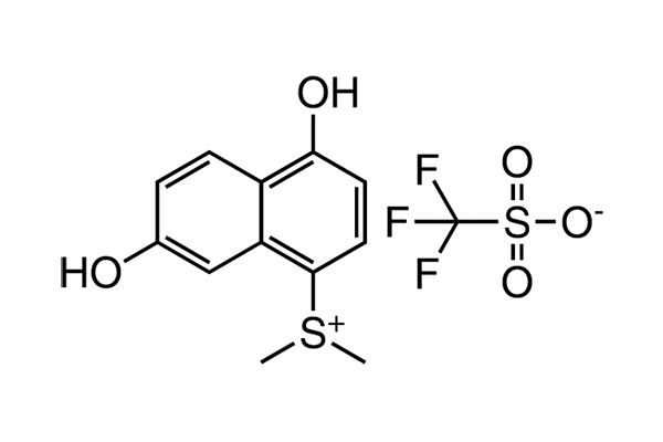 (4,7-Dihydroxy-1-naphthyl)dimethylsulfonium trifluoromethanesulfonateͼƬ