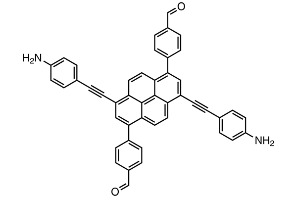 4,4'-(3,8-bis((4-aminophenyl)ethynyl)pyrene-1,6-diyl)dibenzaldehydeͼƬ