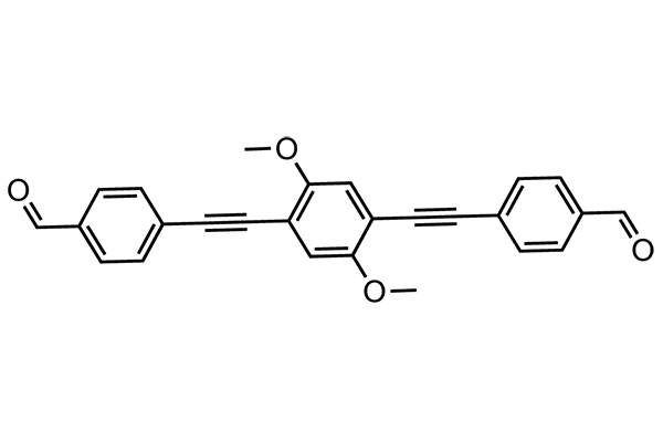 4,4'-((2,5-Dimethoxy-1,4-phenylene)bis(ethyne-2,1-diyl))dibenzaldehydeͼƬ