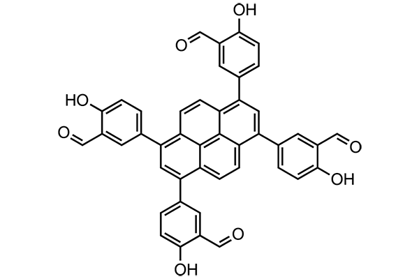 5,5',5'',5'''-(pyrene-1,3,6,8-tetrayl)tetrakis(2-hydroxybenzaldehyde)ͼƬ